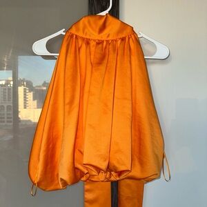 Zara Bright Orange Blouse